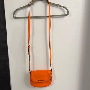Michael Kors small Bright Orange Crossbody Bag